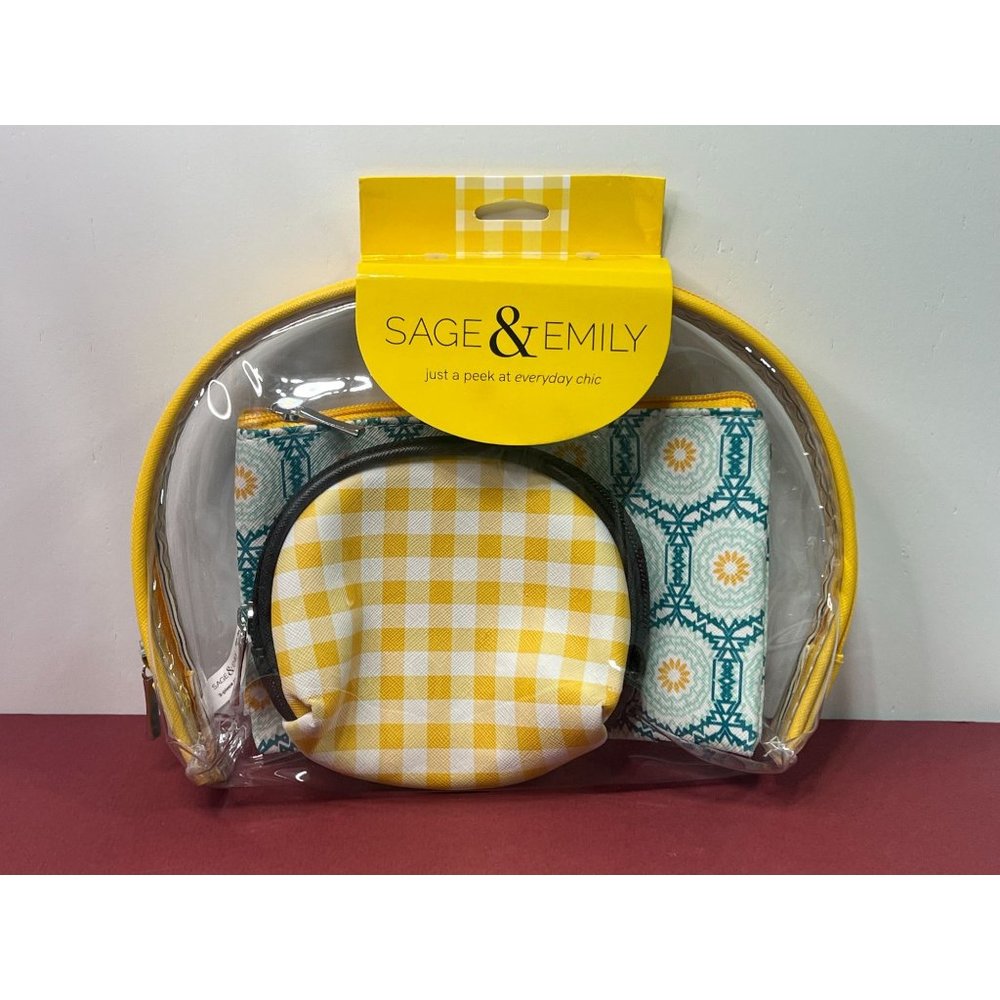 Sage & Emily - 3 Pieces Set For Cosmetics And Basics